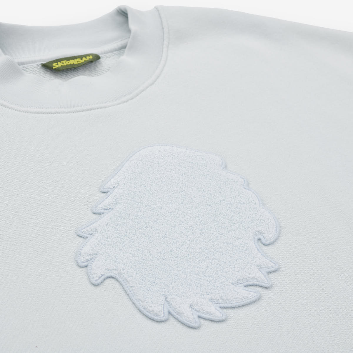 Sweatshirt Oversize Organic Cotton | Ilusion Blue Chenille - Image 4