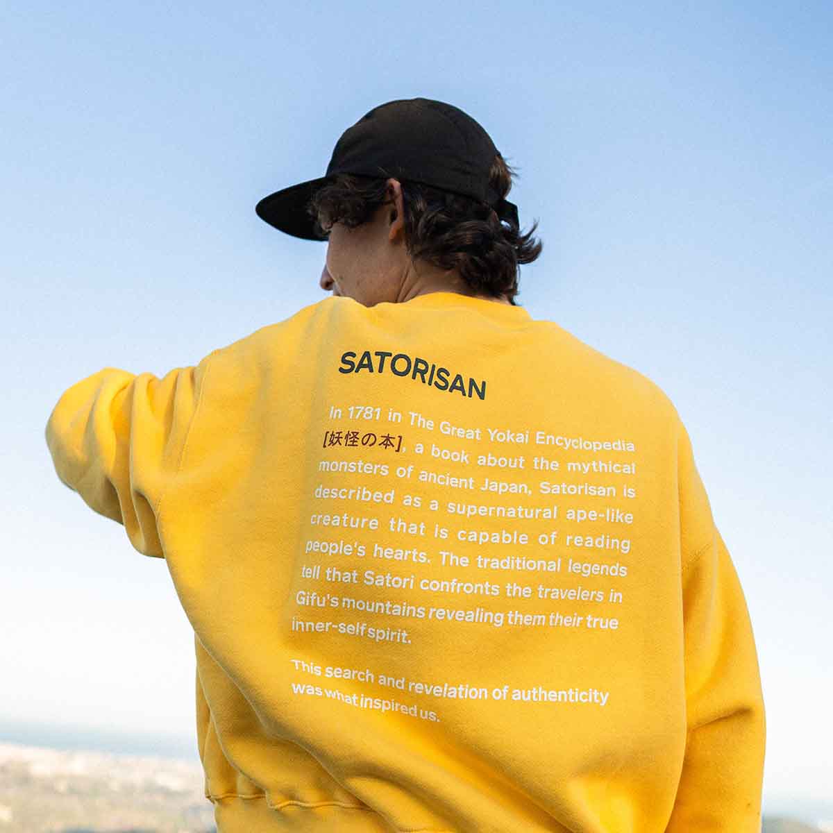 Sweatshirt Oversize Organic Cotton | Primary Yellow Origin - Image 7