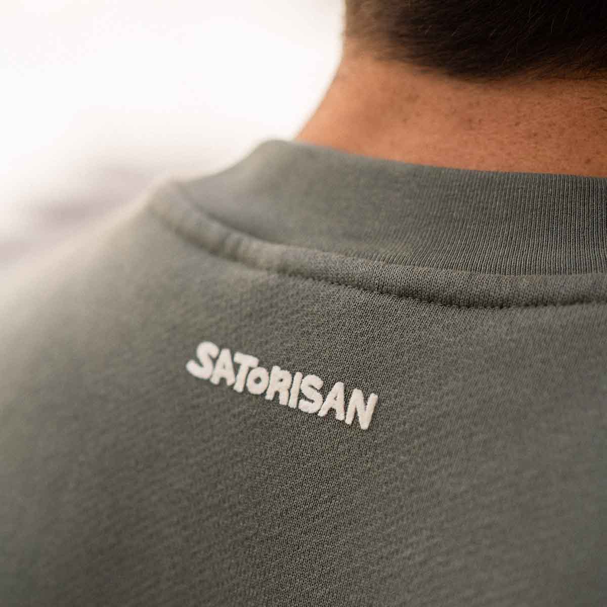 Sweatshirt Oversize Organic Cotton | Wild grass - Image 7