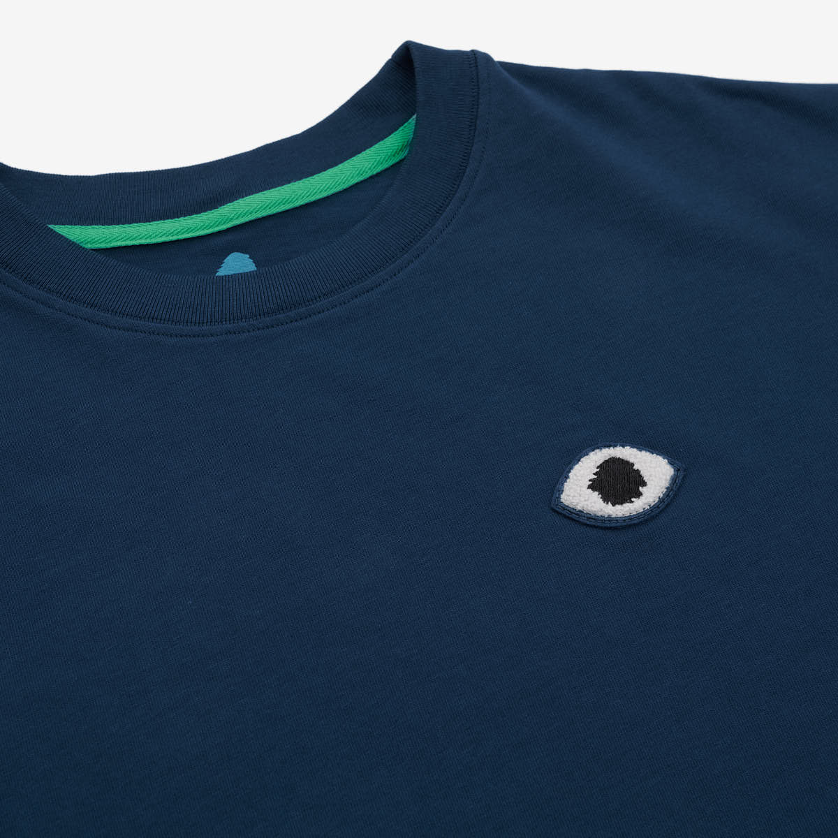 T-shirt oversize Organic cotton | Blue ink origin - Image 4