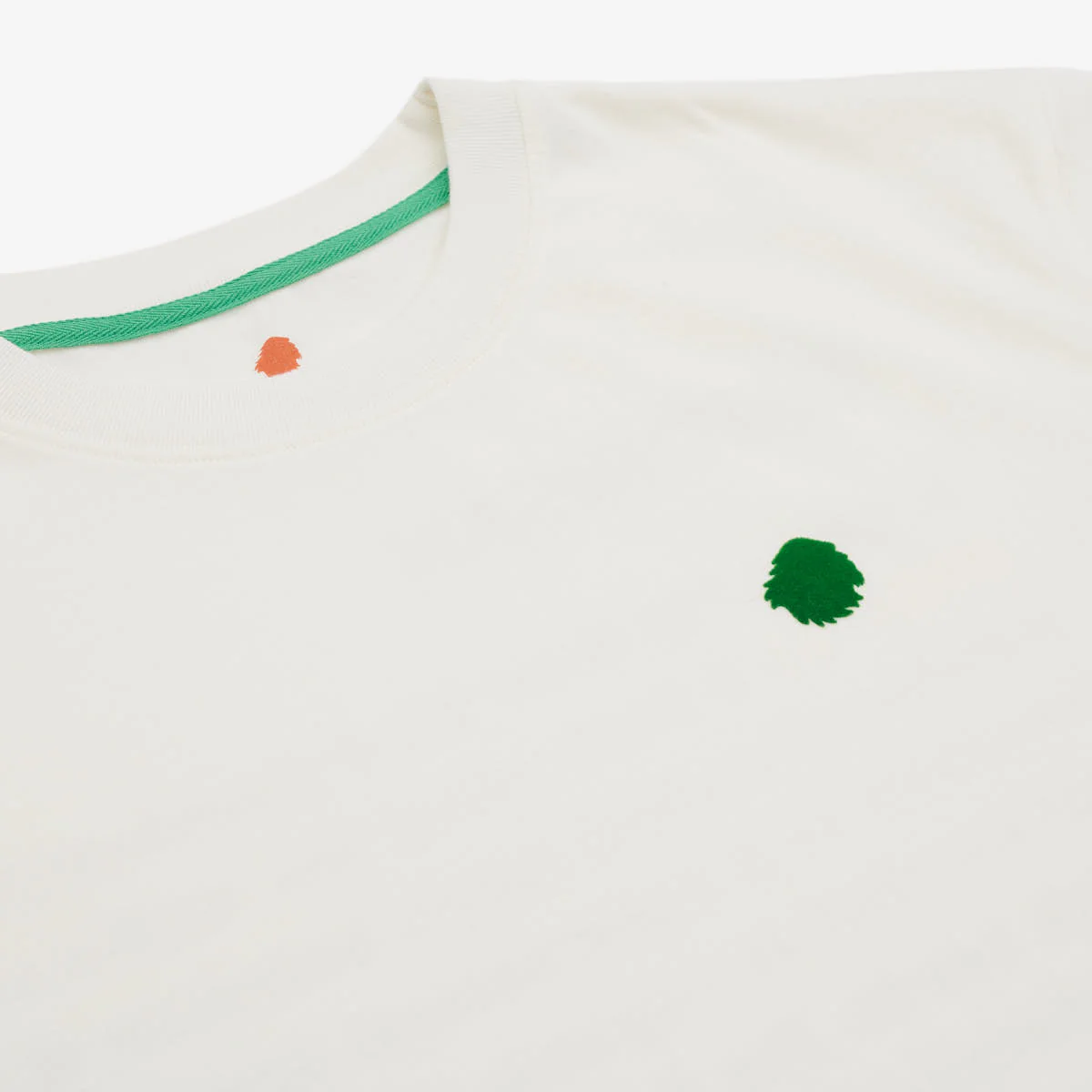 T-shirt oversize Organic cotton | Salty white origin - Image 4