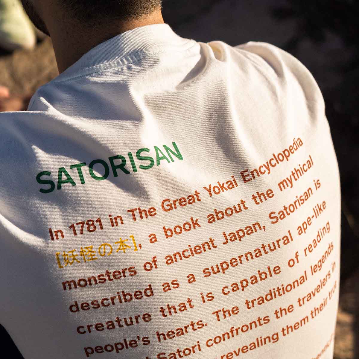 T-shirt oversize Organic cotton | Salty white origin - Image 7