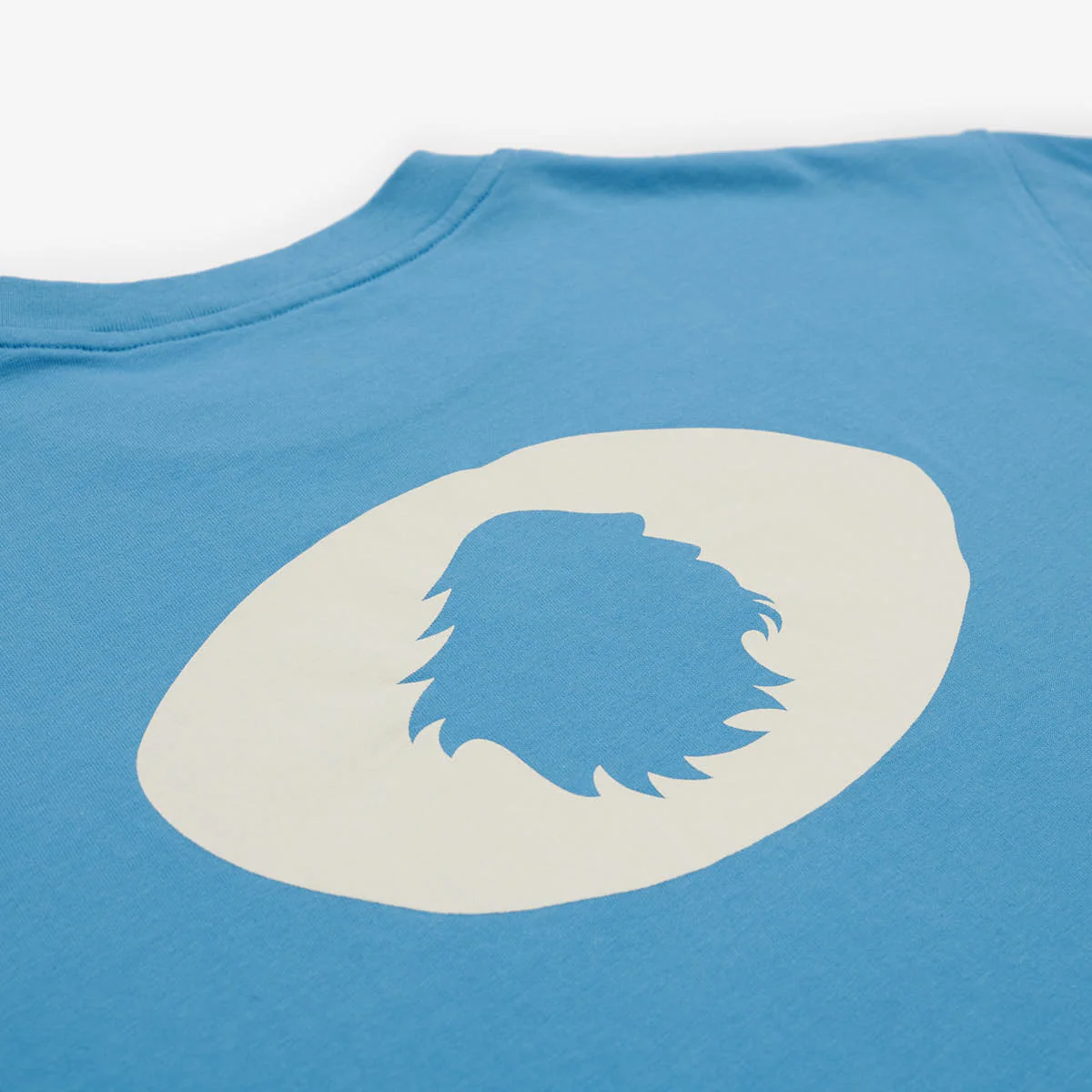 T-shirt oversize Organic cotton | Soothing blue satori eye - Image 4