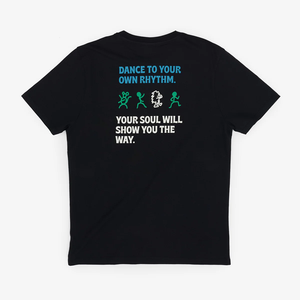 T-shirt Regular Fit Organic Cotton | Black Dance Your Own Rhythm - Image 3