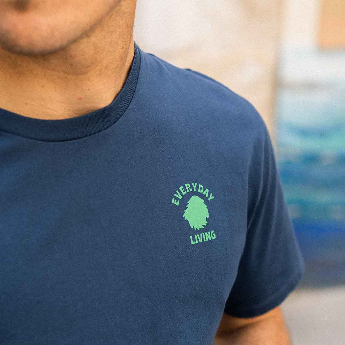 T-shirt Regular Fit Organic Cotton | Blue Ink Every Day Living - Image 6