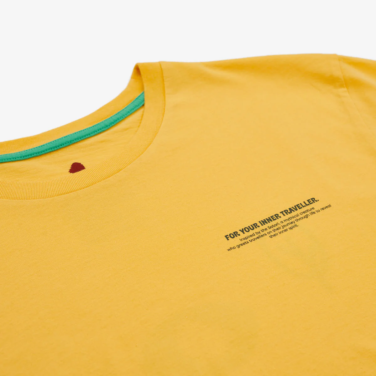 T-shirt Regular Fit Organic Cotton | Primary Yellow 5 Elements - Image 3