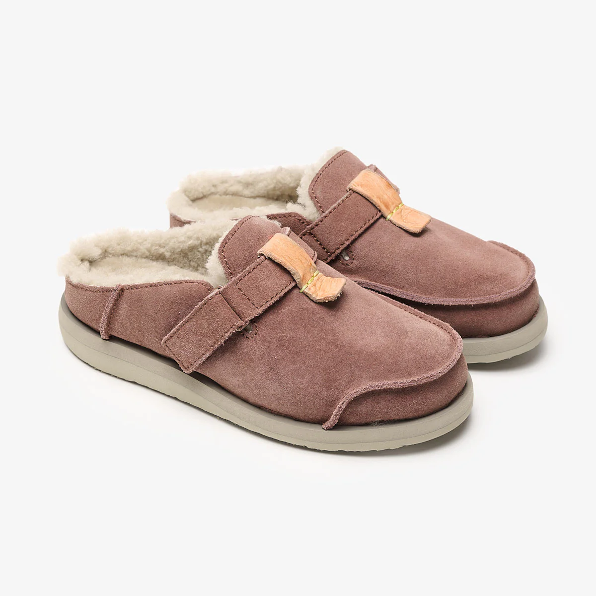 Uwabaki Clog Strap Suede | Chestnut - Image 3