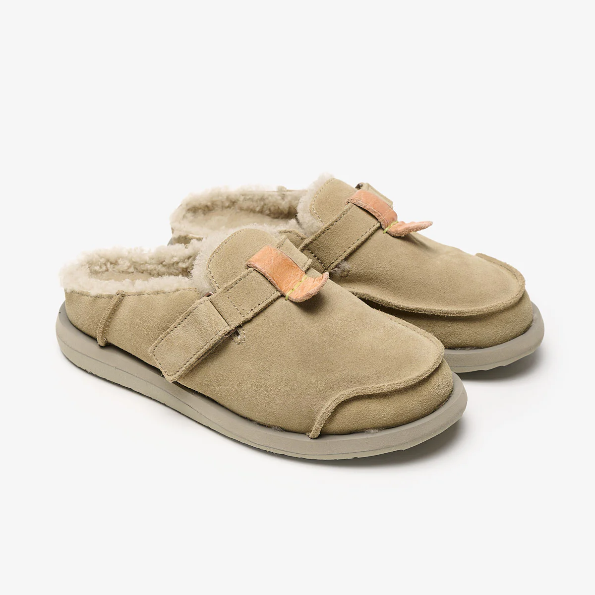 Uwabaki Clog Strap Suede | Driftwood - Image 3