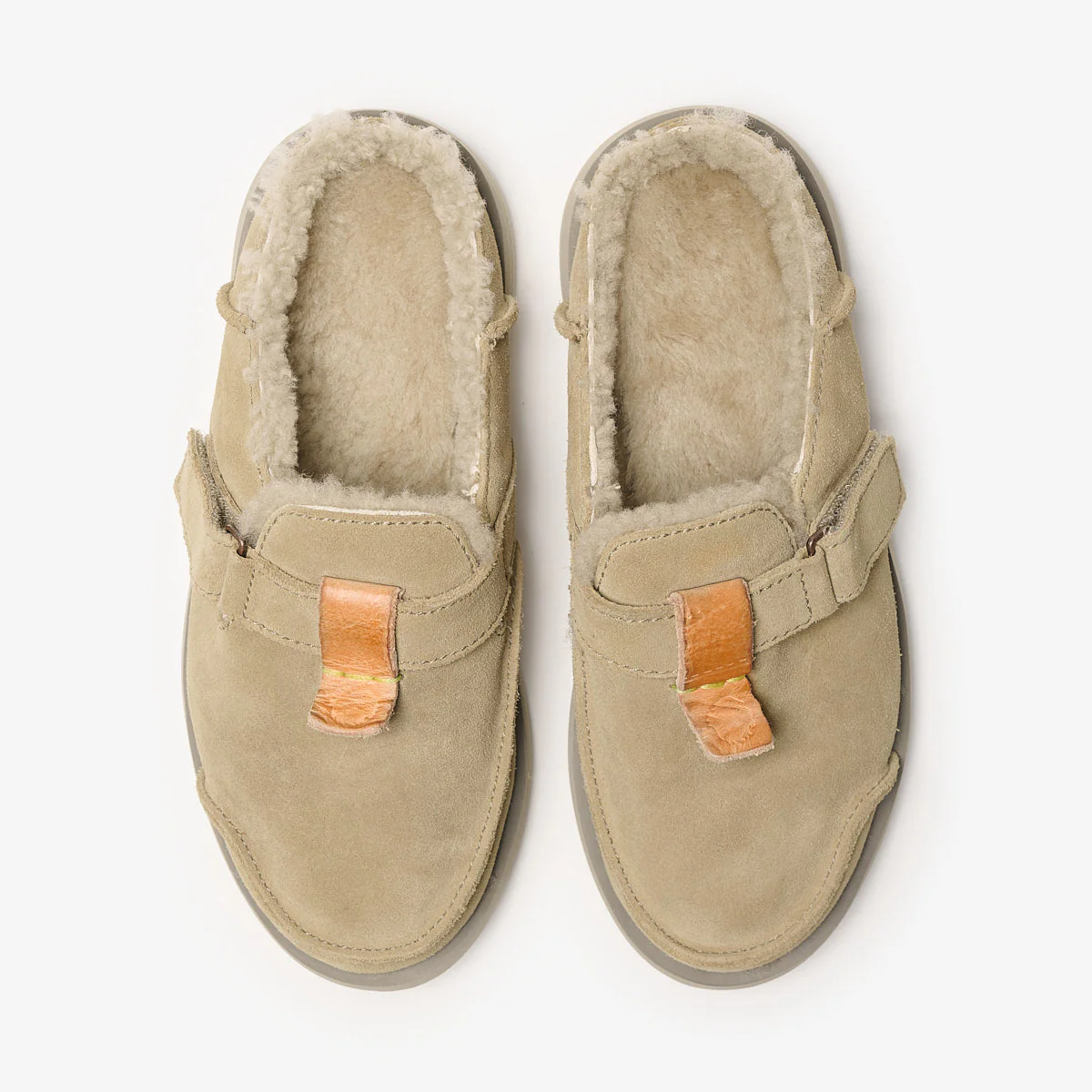 Uwabaki Clog Strap Suede | Driftwood - Image 5