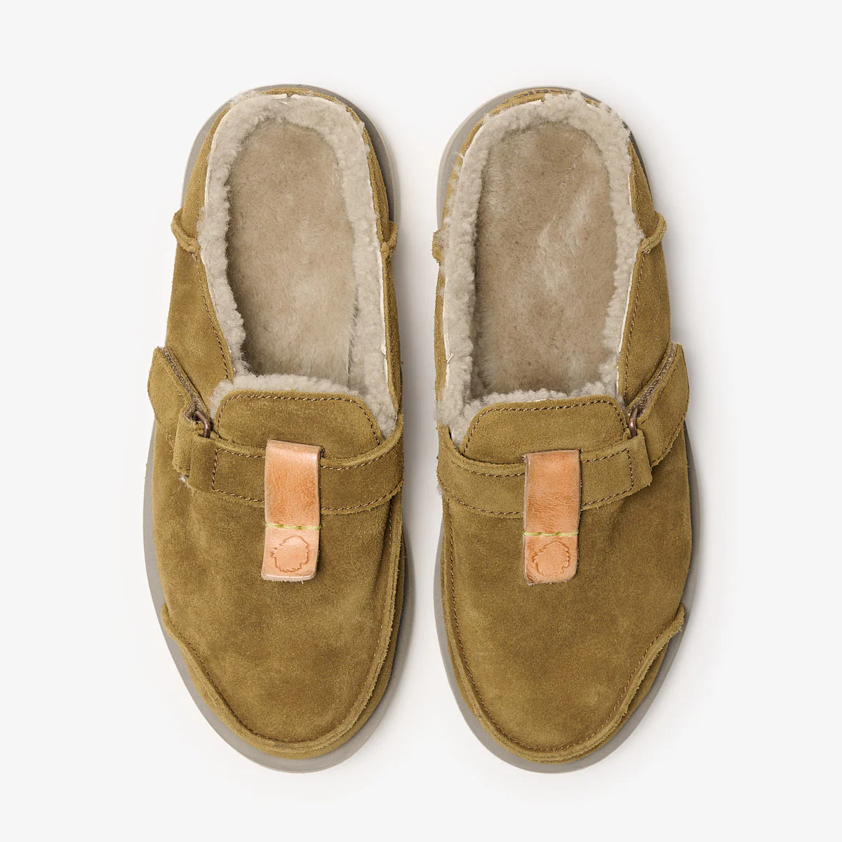 Uwabaki Clog Strap Suede | Mid Brown - Image 5