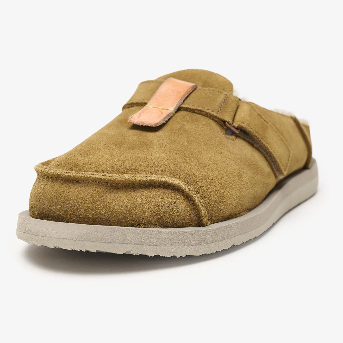 Uwabaki Clog Strap Suede | Mid Brown - Image 7
