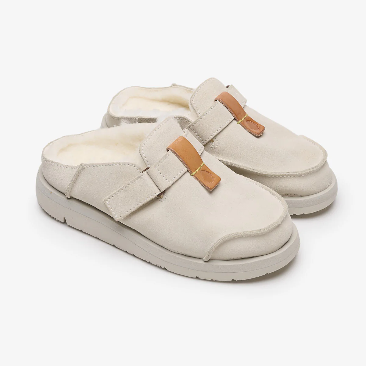 Uwabaki Clog Suede | Cream - Image 3
