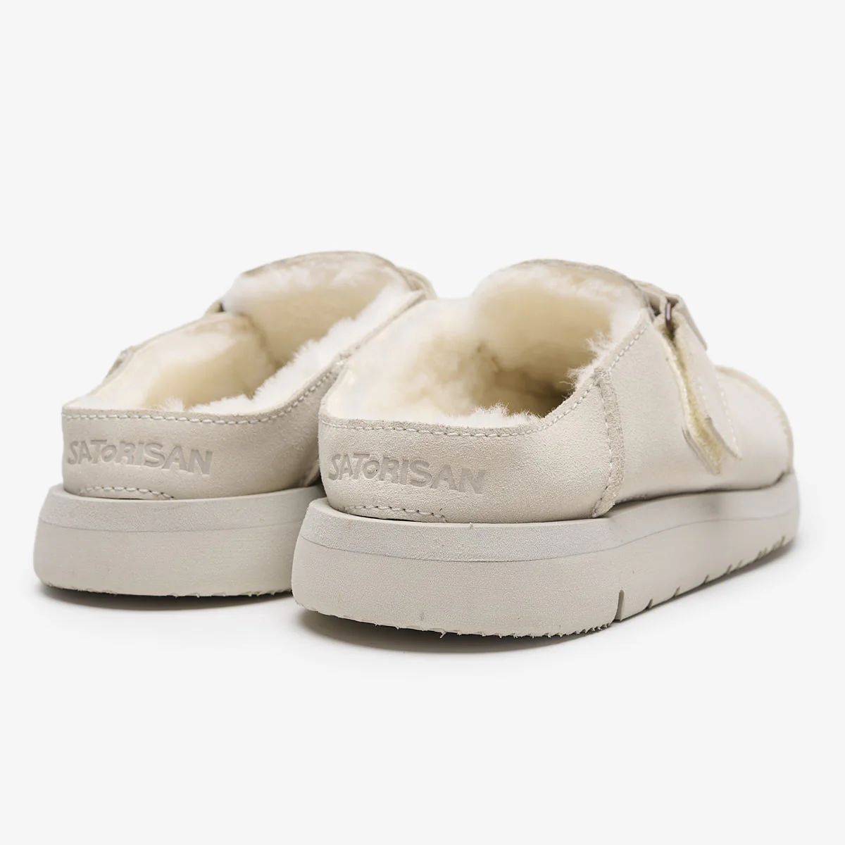 Uwabaki Clog Suede | Cream - Image 4