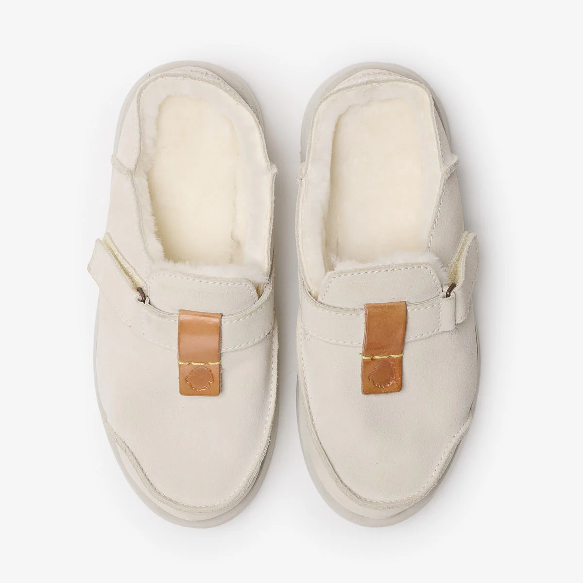 Uwabaki Clog Suede | Cream - Image 5